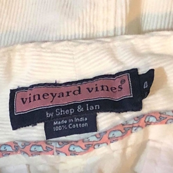 Vineyard Vines size 4 Cream corduroy skirt EUC - Picture 2 of 5